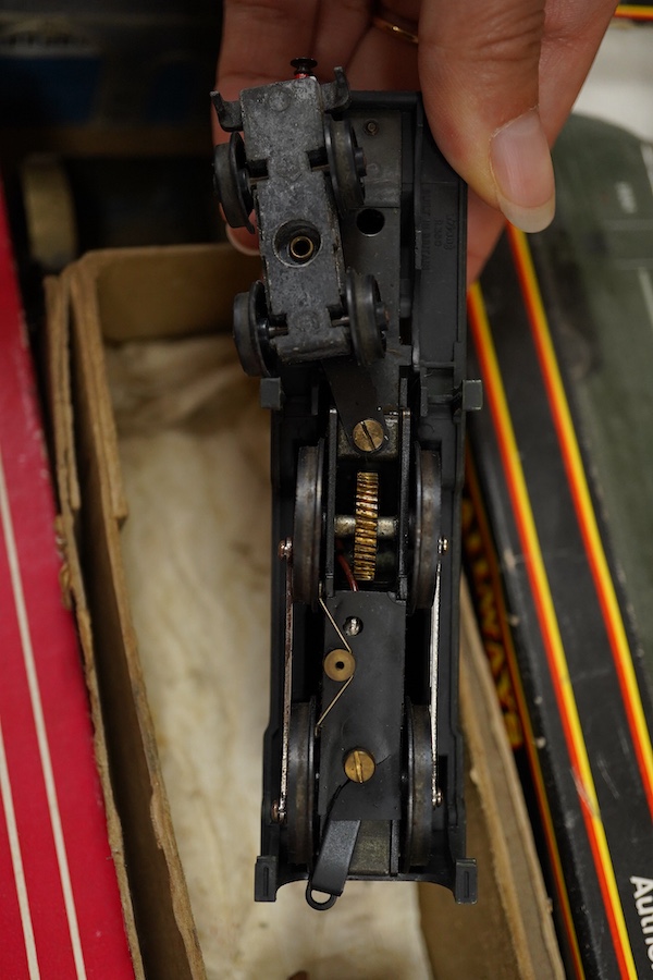 A quantity of 00 gauge model railway by Tri-ang, Mainline, Dapol, Bachmann, GMR, Hornby Dublo, etc. including; nine steam and diesel locomotives, together with boxed and unboxed freight wagons, coaches, kits and other mo